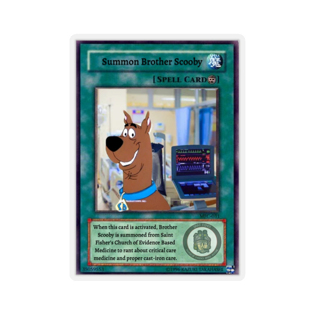 Brother Scooby Trading Card